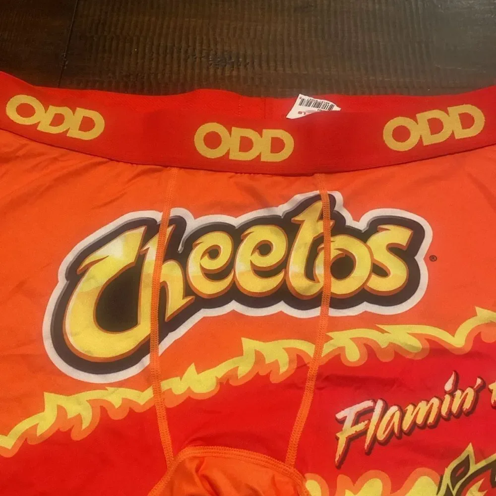 Men’s Large NWT Cheetos Flamin' Hot Boxer Briefs